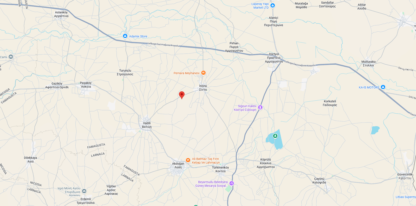 4x4sparescyprus location map